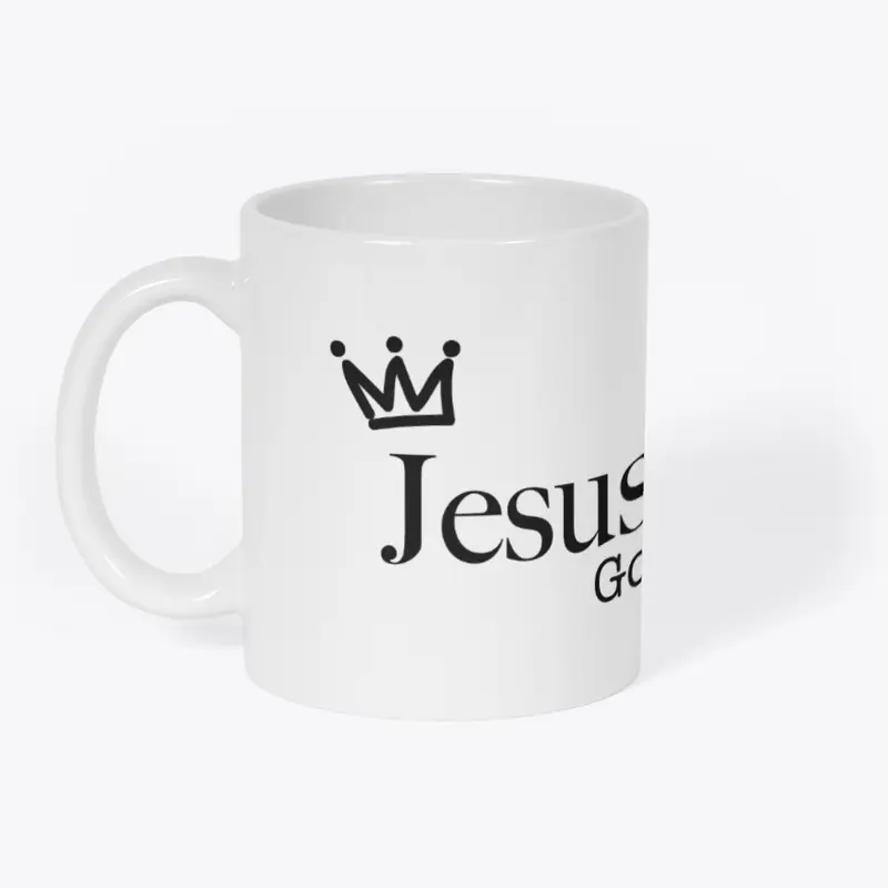 Jesus is King Black Text